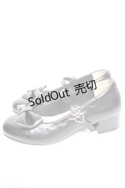 画像2: axes femme Kawaii / ローヒールリボンパンプス L 黒 Y-25-12-25-104-AX-SH-SZ-ZY