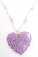 画像2: Angelic Pretty / Deco Heartネックレス  ラベンダー Y-25-12-25-012-AP-AC-SZ-ZY (2)