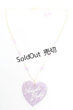 画像3: Angelic Pretty / Deco Heartネックレス  ラベンダー Y-25-12-25-012-AP-AC-SZ-ZY