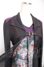 画像3: Ozz Croce / 衿付レイヤードロングトップス  黒 Y-25-12-25-108-OO-TO-SZ-ZS (3)
