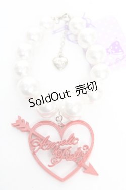 画像1: Angelic Pretty / Dolly Heartブレスレット  レッド Y-25-12-25-013-AP-AC-SZ-ZY