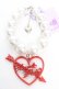 画像1: Angelic Pretty / Dolly Heartブレスレット  レッド Y-25-12-25-013-AP-AC-SZ-ZY (1)