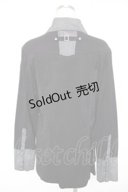 画像2: Rozen Kavalier / エンブレム刺繍ブラウス  黒 Y-25-12-25-112-OO-BL-SZ-ZY