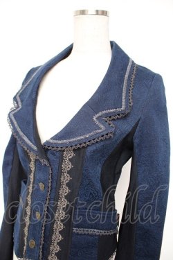 画像3: Ozz Croce / ジャガードptジャケット  青 Y-25-12-25-114-OO-JA-SZ-ZY