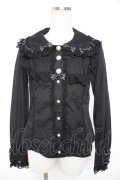 Angelic Pretty / Dreamy Pearlブラウス  黒 Y-25-12-25-117-AP-BL-SZ-ZY