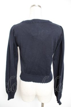 画像2: axes femme POETIQUE / 遊園地カーディガン M 紺 Y-25-12-25-119-AX-TO-SZ-ZY