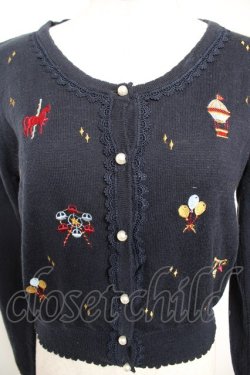 画像3: axes femme POETIQUE / 遊園地カーディガン M 紺 Y-25-12-25-119-AX-TO-SZ-ZY