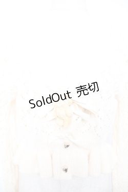 画像3: axes femme Kawaii / クマブローチニットボレロ M 生成り Y-25-12-25-122-AX-TO-SZ-ZI