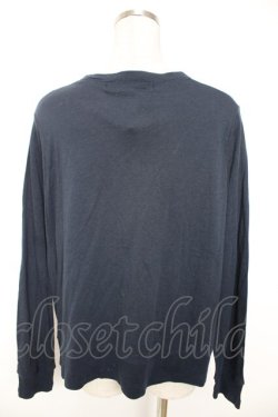 画像2: Jane Marple Dans Le Salon / ソフトTクロスドレープカーディガン M 紺 Y-25-12-25-123-JM-TO-SZ-ZY