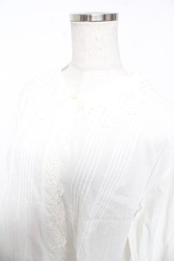 画像3: Jane Marple Dans Le Salon / スカラップレースブラウス M 白 Y-25-12-25-124-JM-BL-SZ-ZY