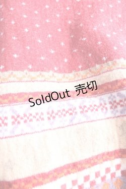 画像4: PINK HOUSE / アップルブロッサムモチーフニットカーディガン F 赤 Y-25-12-25-128-LO-TO-SZ-ZY