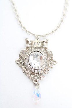 画像1: BABY, THE STARS SHINE BRIGHT / シャイニークリスタルネックレス  シルバー Y-25-12-25-016-BA-AC-SZ-ZY