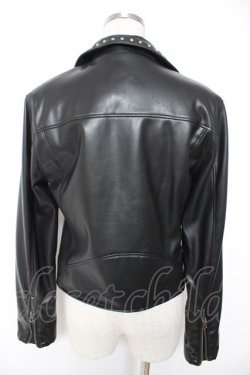 画像2: REFLEM / PUレザークロップドライダースジャケット F ブラック Y-25-12-25-130-PU-JA-SZ-ZY