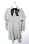 axes femme / ダブルブレストケープワンピース M カーキ Y-25-12-25-131-AX-OP-SZ-ZY