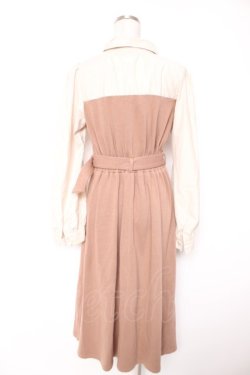 画像2: axes femme / ドッキングワンピース F 茶 Y-25-12-25-132-AX-OP-SZ-ZY