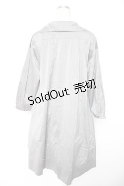 画像2: Jane Marple / シャンブレーストライプのワンピース M グレー Y-25-12-25-136-JM-OP-SZ-ZY