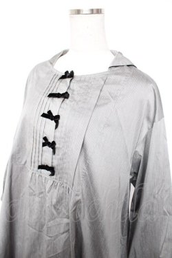 画像3: Jane Marple / シャンブレーストライプのワンピース M グレー Y-25-12-25-136-JM-OP-SZ-ZY