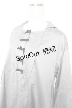 画像3: Jane Marple / シャンブレーストライプのワンピース M グレー Y-25-12-25-136-JM-OP-SZ-ZY