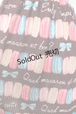 画像4: Emily Temple cute / マカロンプリントワンピース  ブラウン Y-25-12-25-139-ET-OP-SZ-ZY