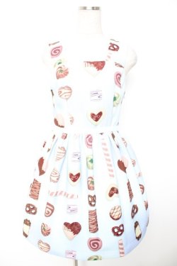 画像1: MILK / COOKIE GIRLワンピース  サックスベース Y-25-12-25-143-ML-OP-SZ-ZY