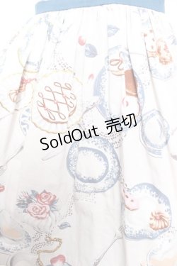 画像4: MILK / Tea Partyドレス  ブルーグレーベース Y-25-12-25-144-ML-OP-SZ-ZI