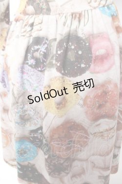 画像3: MILK / DONUTカットワンピース  チョコクリームベース/ラズベリー Y-25-12-25-145-ML-OP-SZ-ZI
