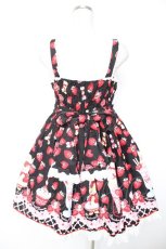 画像2: Angelic Pretty / Lyrical Bunny ParlorジャンパースカートSET  黒 Y-25-12-25-147-AP-OP-SZ-ZY (2)