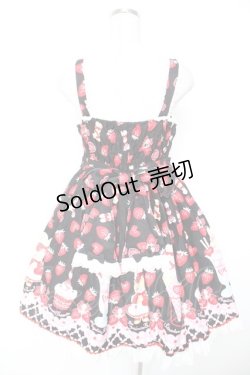 画像2: Angelic Pretty / Lyrical Bunny ParlorジャンパースカートSET  黒 Y-25-12-25-147-AP-OP-SZ-ZY