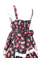 画像5: Angelic Pretty / Lyrical Bunny ParlorジャンパースカートSET  黒 Y-25-12-25-147-AP-OP-SZ-ZY (5)