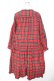 画像2: PINK HOUSE / シャギー起毛タータンチェックミディワンピース F 赤 Y-25-12-25-151-LO-OP-SZ-ZY (2)