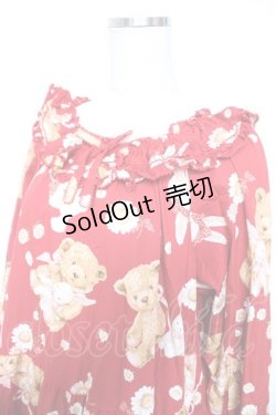 画像3: PINK HOUSE / ひな菊ロンドプリントミディ丈ワンピース F 赤 Y-25-12-25-152-LO-OP-SZ-ZY