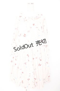 画像1: PINK HOUSE / エトワールシュクレプリントミディワンピース F ピンク Y-25-12-25-154-LO-OP-SZ-ZY