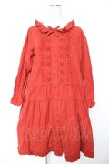 PINK HOUSE / ドット柄ティーアドミディワンピース F 赤 Y-25-12-25-155-LO-OP-SZ-ZY