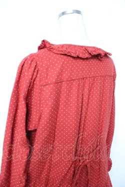 画像5: PINK HOUSE / ドット柄ティーアドミディワンピース F 赤 Y-25-12-25-155-LO-OP-SZ-ZY