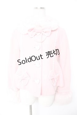 画像1: Angelic Pretty / ドラマチックGirlコート(モッサー)  ピンク Y-25-12-25-157-AP-CO-SZ-ZY