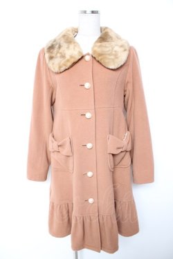 画像1: Emily Temple cute / プリンセスコート  ブラウン Y-25-12-25-158-ET-CO-SZ-ZY