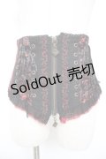 Ozz oneste / レースアップコルセット  黒×赤 Y-25-12-25-159-OO-TO-SZ-ZY