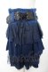 画像3: Ozz oneste / ベルト付きチュールレースフリルスカート  紺 Y-25-12-25-161-OO-SK-SZ-ZY (3)