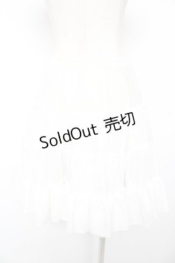 画像2: Emily Temple cute / オーガンジーのペチコート  白 Y-25-12-25-166-ET-SK-SZ-ZY