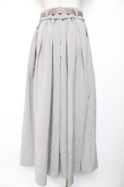 画像2: axes femme / ハイウエストプリーツ袴パンツ F グレー Y-25-12-25-168-AX-PA-SZ-ZY