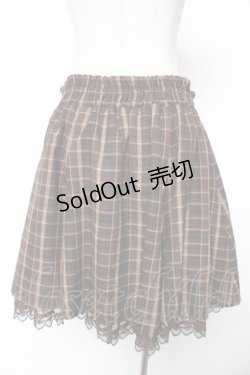 画像2: axes femme / ラメストライプスカート M 茶 Y-25-12-25-169-AX-SK-SZ-ZS