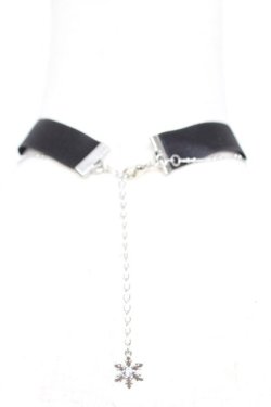 画像2: axes femme / スノークリスタルチョーカー  シルバー Y-25-12-25-028-AX-AC-SZ-ZY