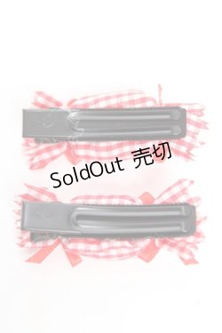 画像2: Snowdrop to Saint Maria / ふわふわキャンディクリップ  赤 Y-25-12-25-033-LO-ZA-SZ-ZY