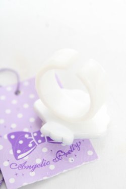 画像2: Angelic Pretty / Chateau d’ecumeリング  ホワイト Y-25-12-25-004-AP-AC-SZ-ZY