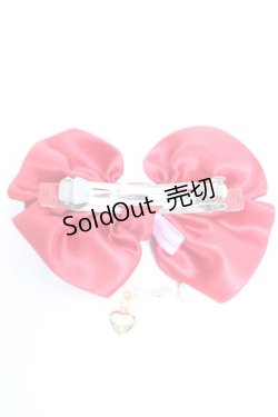 画像2: Angelic Pretty / Etudeリボンバレッタ  レッド Y-25-12-25-044-AP-AC-SZ-ZY