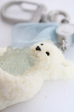 画像5: Q-pot. / ポーラーベアのホワイトチョコレートクッキーバッグチャーム  ホワイト Y-25-12-27-002-QP-AC-SZ-ZY