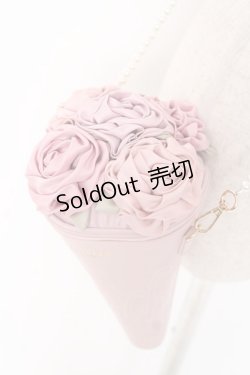 画像3: Maison de FLEUR / ブーケショルダーバッグ F ピンク Y-25-12-27-028-LO-BG-SZ-ZY