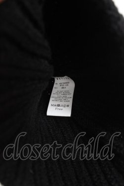 画像5: REFLEM / リングピアス付き猫耳ニット帽 F ブラック Y-25-12-27-032-PU-AC-SZ-ZY