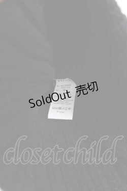 画像5: REFLEM / リングピアス付き猫耳ニット帽 F ブラック Y-25-12-27-032-PU-AC-SZ-ZY