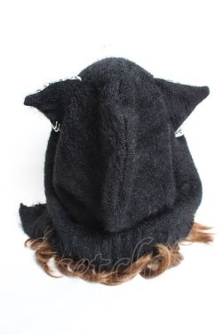 画像3: Dim Moire / Evil Catフード F ブラック Y-25-12-27-033-PU-AC-SZ-ZY